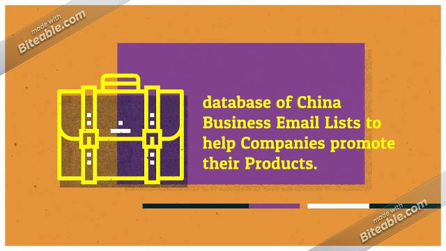 China Business Email List Providers