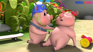 This Little Piggy Kids Song with Lyrics- Dance and Sing with Mike & Mia