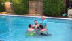 81-year-old does incredible backflip in swimming pool