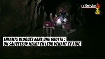 Enfants bloqués dans une grotte : un sauveteur meurt en leur venant en aide