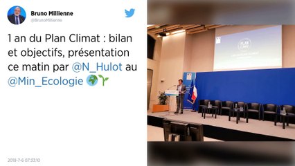 Premier bilan du plan climat du gouvernement.