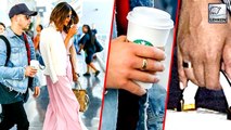 Priyanka Chopra & Nick Jonas Wears Matching Gold Promise Rings