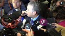 Iván Duque, presidente electo de Colombia, en Madrid con motivo de la cumbre sobre economía circular