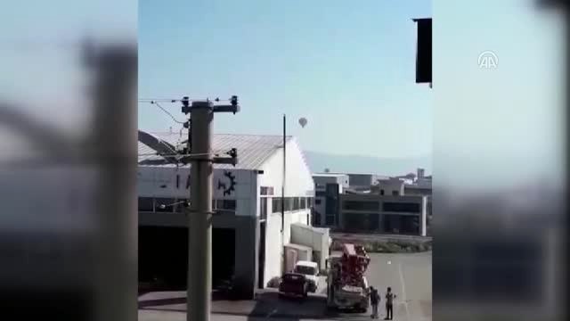 Sıcak Hava Balonu, Hava Muhalefeti Nedeniyle Sürüklendi