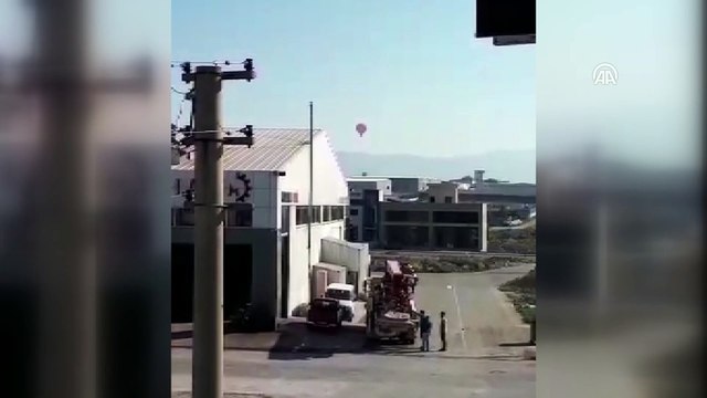 Sıcak hava balonu, hava muhalefeti nedeniyle sürüklendi - DENİZLİ
