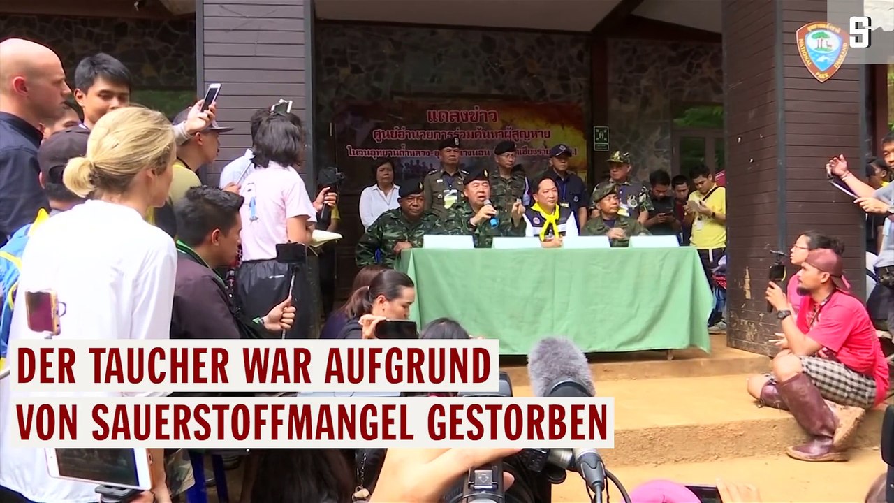 Höhle in Thailand Taucher stirbt bei Rettungseinsatz