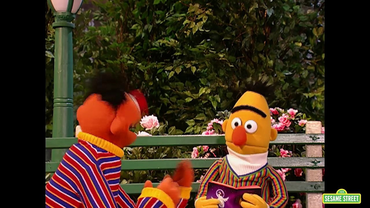 Sesame Street: Bert and Ernie Go Pretend Swimming