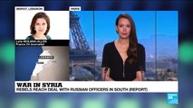 Syrian war: rebels reach deal with Russian officers