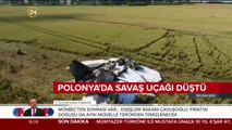 Polonya'da savaş uçağı düştü