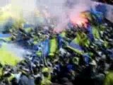 derby ultras maccabi fire in blumfild stadium fumi hooligans