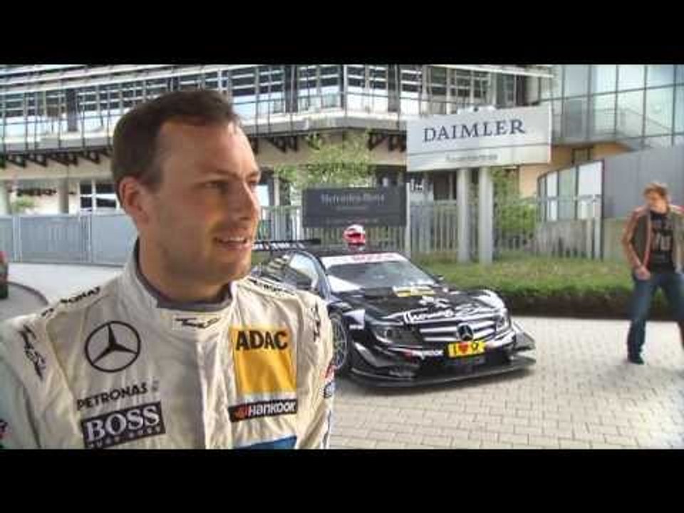 DTM drivers visit headquarter  Interview Paffett