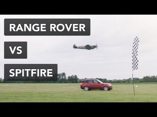 RANGE ROVER SPORT vs SPITFIRE PLANE | AutoMotoTV