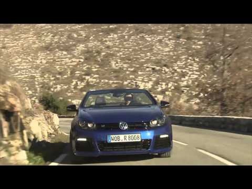 VW Golf R Cabriolet Driving Review | AutoMotoTV