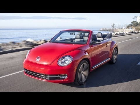 VW Beetle Cabriolet Driving Review | AutoMotoTV