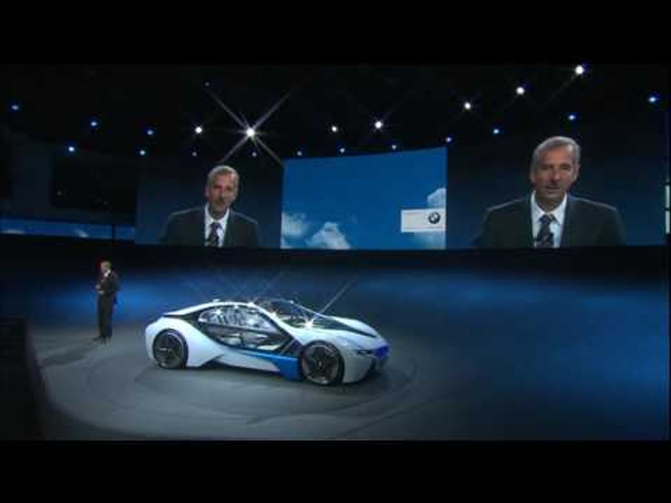 Presenting the BMW Vision EfficientDynamics at IAA 2009