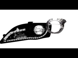 Audi LED technology and light design