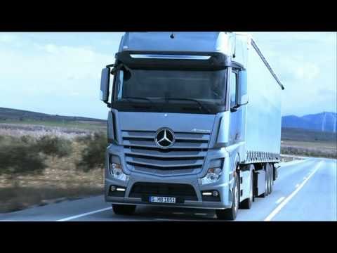 Mercedes-Benz new ACTROS 2011 trucks driving scenes