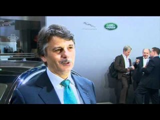 Dr Ralf Speth CEO Jaguar Land Rover at Beijing Motor Show 2012
