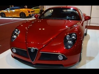 Alfa Romeo 8C Competizione at Madrid Autoshow 2012