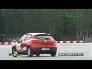 Renault Clio IV ESC Tests 2012