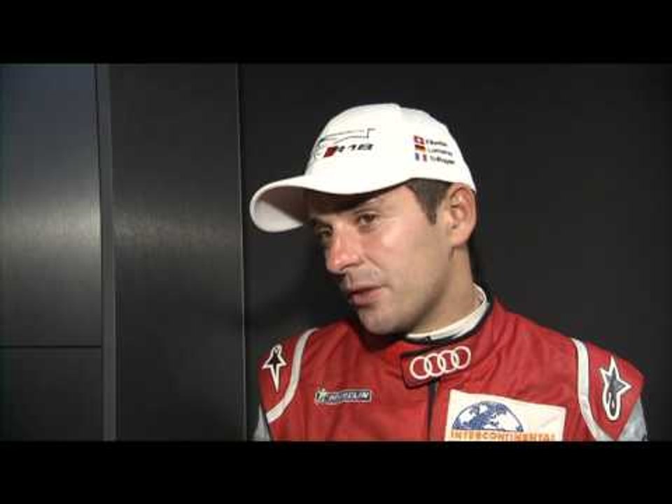 Audi Le Mans victory   Interview Tréluyer