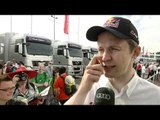 Mattias Ekström after the race at Hockenheim Audi DTM