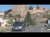 Mercedes Benz Viano Fun footage driving scenes tuscany