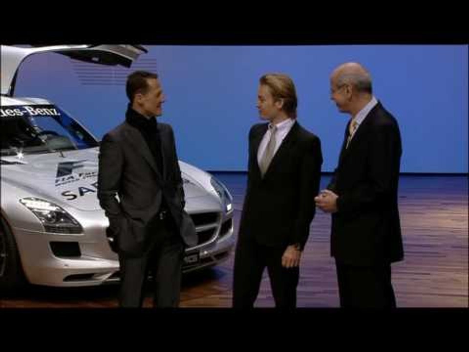 M. Schumacher N.Rossberg Mercedes-Benz Official F1 Safety Car Geneva 2010 (2)