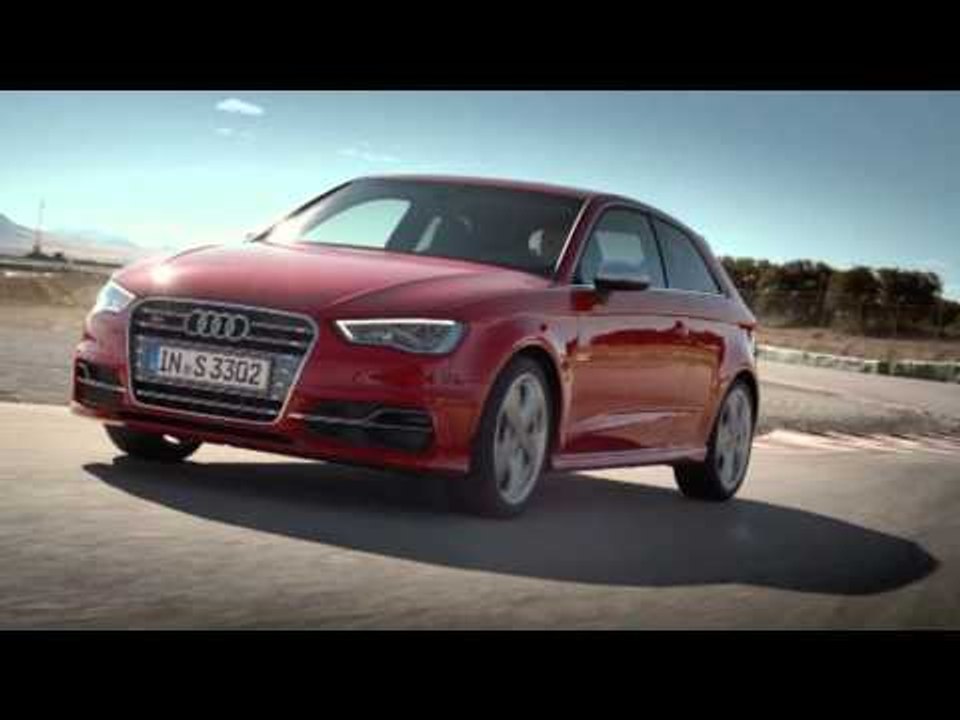 Audi S3 quattro driving fast on the track