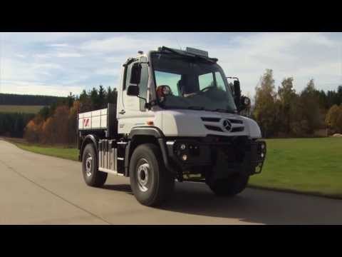 The new Mercedes-Benz Unimog implement carrier Euro VI - U218 | AutoMotoTV