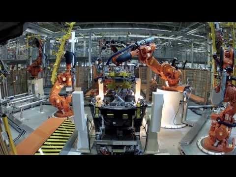 BMW i production - BMW i3 production, Plant Leipzig Body Shop | AutoMotoTV