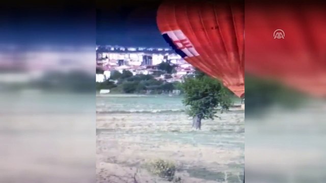 Sıcak hava balonu, hava muhalefeti nedeniyle sürüklendi (2) - DENİZLİ