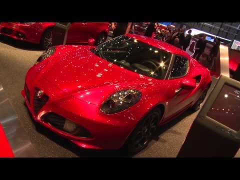 Alfa Romeo 4C Targa Coupe at Geneva Auto Show 2014 | AutoMotoTV