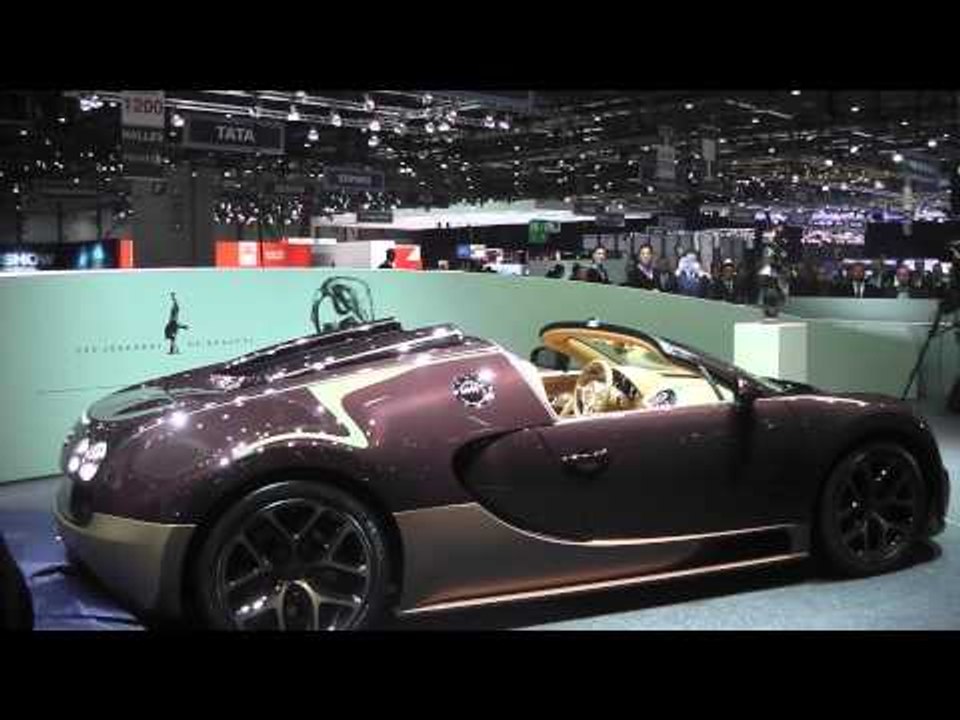 Bugatti Veyron Grand Sport Vitesse Rembrandt Reveal at Geneva Auto Show 2014 | AutoMotoTV