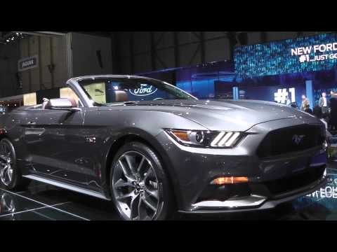 2015 Ford Mustang GT 5.0 Cabrio at Geneva Motor Show 2014 | AutoMotoTV