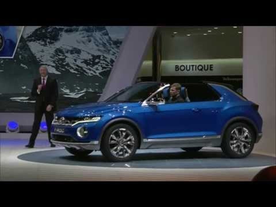 The new VW T-ROC Reveal at the Geneva Auto Show 2014 | AutoMotoTV