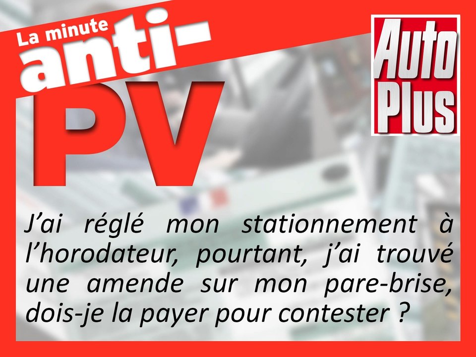 PV de stationnement abusif : contester le FPS ?