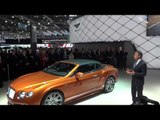 World Premiere Bentley Continental GT Speed at Geneva 2014 | AutoMotoTV
