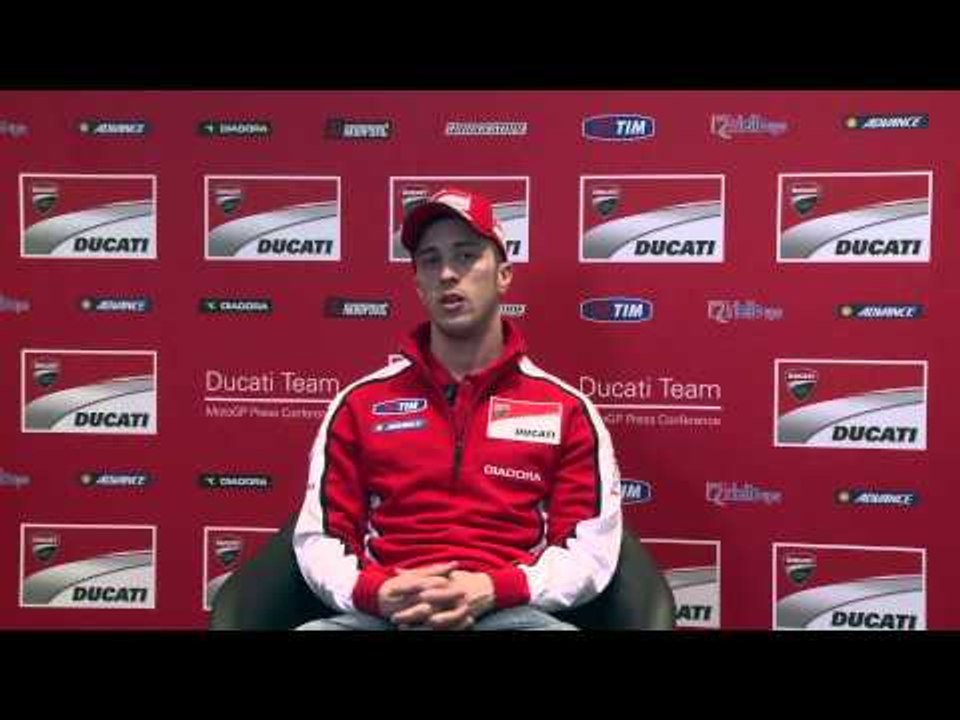 Andrea Dovizioso, Ducati Team rider for the 2014 MotoGP World Championship | AutoMotoTV