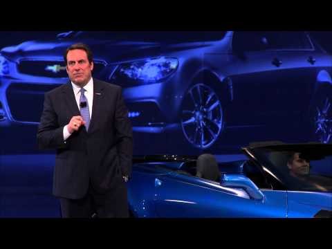 Premiere of 2015 Chevrolet Corvette Z06 Convertible at 2014 NY Auto Show | AutoMotoTV