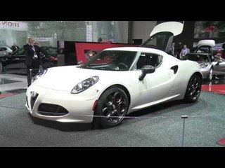 Alfa Romeo 4C Debuts at New York Auto Show | AutoMotoTV