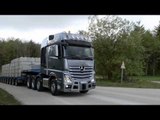 Mercedes-Benz Actros SLT heavy-haulage vehicle Passings - Trailer | AutoMotoTV