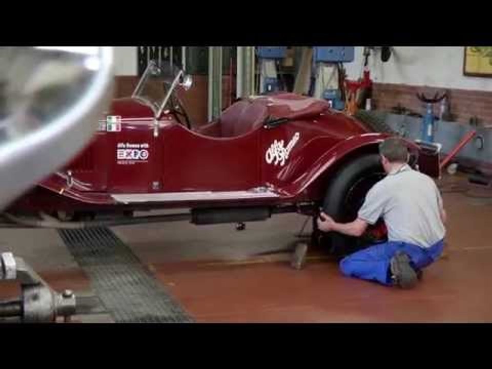 The Team Official Alfa Romeo on the podium of the Mille Miglia 2014 | AutoMotoTV