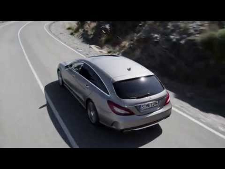 Mercedes-Benz CLS 400 Blue TEC Shooting Brake Driving Video | AutoMotoTV