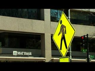 Traffic and pedestrians