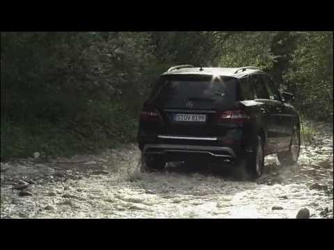 Mercedes Benz The new M Class Press Test Drive Offroad 1