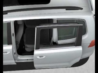 Volkswagen Sharan Animation Sliding Doors