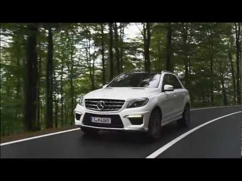 Mercedes Benz ML 63 AMG 2011 driving scenes forrest