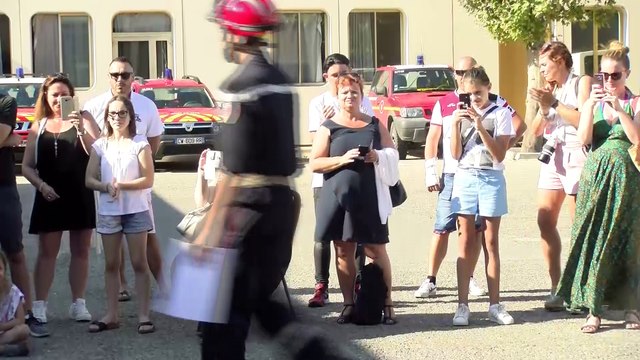 Interview lieutenant Jammet et lieutenant colonel Petit au centre de secours de Martigues