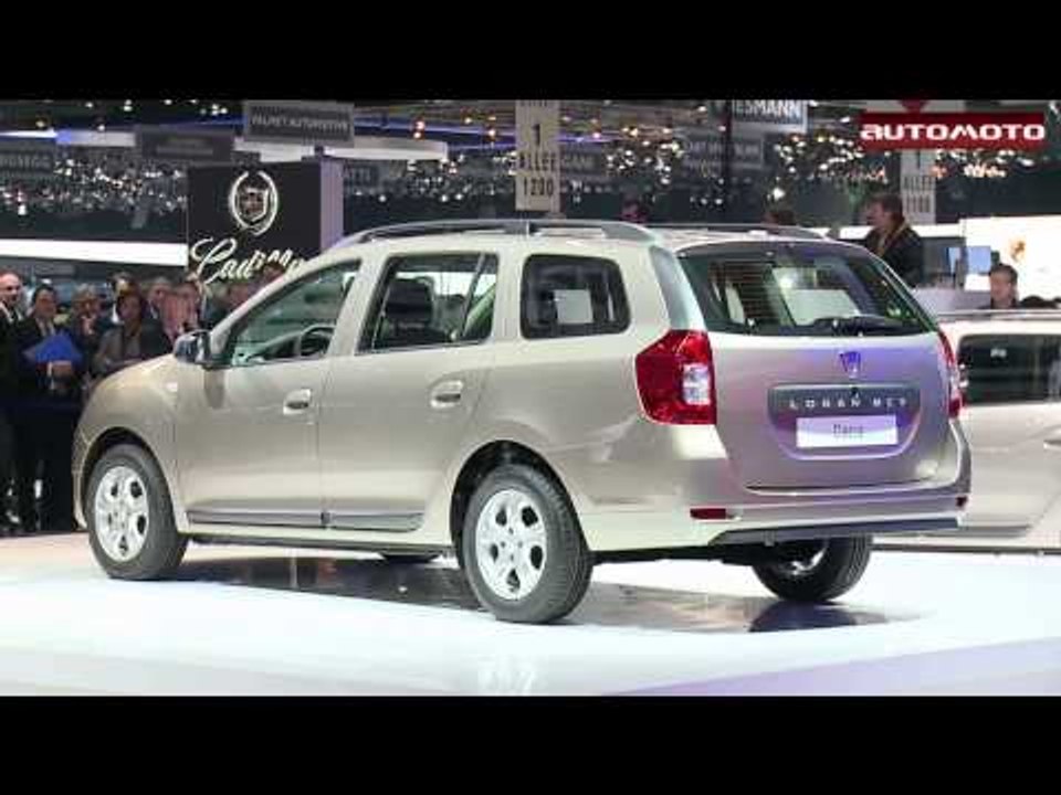 Dacia Logan MCV premiere live Geneva Motor Show 2013